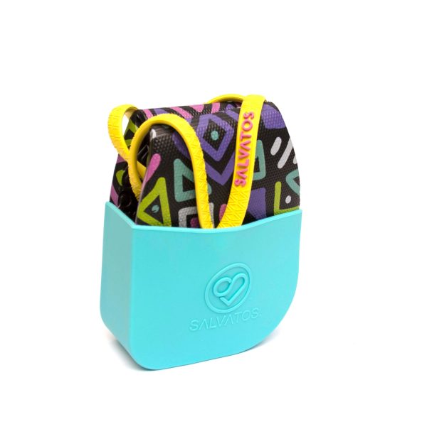 Foldable Flip Flops African Yellow